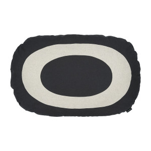 Marimekko Melooni Black / White Oval Throw Pillow
