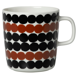 Marimekko Rasymatto Black / Brown Large Mug