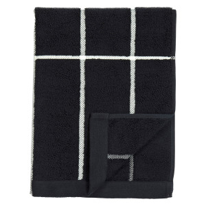 Marimekko Tiiliskivi Black / White Hand Towel