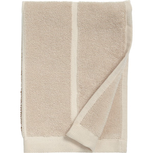 Marimekko Tiiliskivi Cinnamon / Cream White Guest Towel