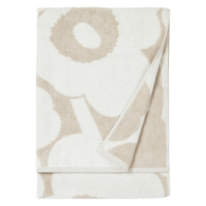 Marimekko Unikko Beige Bath Towel
