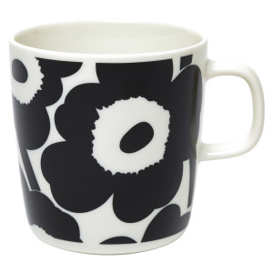 Marimekko Unikko White / Black Large Mug