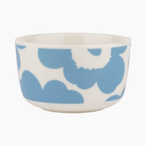 Marimekko Unikko Blue / White Small Dessert Bowl