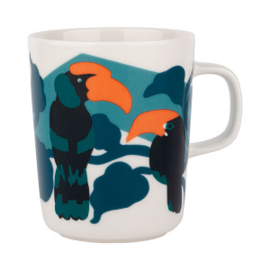 Marimekko Pepe Orange / Turquoise Small Mug