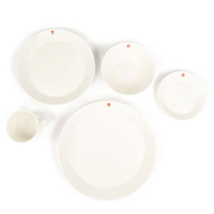 iittala Teema 5-Piece White Dinnerware Set