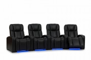 HT Design Hamilton Row of 4 Curved Theater Seating  