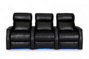 HT Design Paget Home Theater Seating Power Recline Black