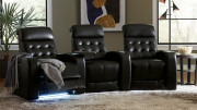 Palliser Erindale Home Theater Seating with Power Recline and Power Headrest