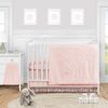 Blush pink crib skirt best sale