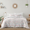 Mod Arrow Grey, Coral and Mint 4 Piece Bumperless Crib Bedding Collection