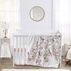 Light coral cherry discount blossom crib bedding