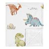 Watercolor dinosaur sale crib bedding