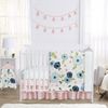 Navy floral baby bedding 2025