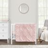 Harper Blush Pink Collection 3 Piece Mini Crib Bedding Set