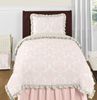 Amelia Twin Bedding Collection, Blush Pink Twin Bed Skirt