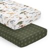 Jungle Collection 2 Pack Crib Sheets