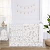 Botanical Taupe Collection Sweet Jojo Designs 6 Piece Crib Bedding + BreathableBaby Breathable Mesh Liner Anti Bumper Pad