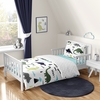 Mod Dinosaur Blue and Green Toddler Bedding Collection