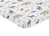 Woodland Animals Collection Mini Crib Sheet - Animal Print
