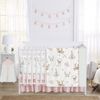 Deer Floral Collection Sweet Jojo Designs 6 Piece Crib Bedding + BreathableBaby Breathable Mesh Liner