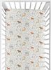Woodland Toile Collection Jersey Knit Crib Sheet