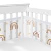 Boho Rainbow Collection Sweet Jojo Designs + BreathableBaby Breathable Mesh Crib Liner