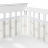 Tufted Sun Ivory Collection Sweet Jojo Designs + BreathableBaby Breathable Mesh Crib Liner