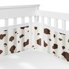 Wild West Cowboy Collection Sweet Jojo Designs + BreathableBaby Breathable Mesh Crib Liner  - Cow Print