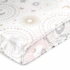 Celestial Pink and Gold Collection Satin Fitted Crib Sheet