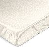 Cheetah Ivory and Gold Collection Satin Fitted Crib Sheet