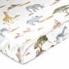 Jungle Collection Satin Fitted Crib Sheet