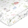 Farm Animals Collection Satin Fitted Crib Sheet