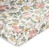 Vintage Floral Collection Satin Fitted Crib Sheet