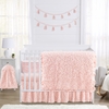 Rose Pink Collection Sweet Jojo Designs 6 Piece Crib Bedding + BreathableBaby Breathable Mesh Liner