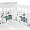 Bear Mountain Collection Sweet Jojo Designs + BreathableBaby Breathable Mesh Crib Liner