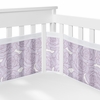 Rose Lavender Collection Sweet Jojo Designs + BreathableBaby Breathable Mesh Crib Liner