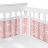 Rose Pink Collection Sweet Jojo Designs + BreathableBaby Breathable Mesh Crib Liner